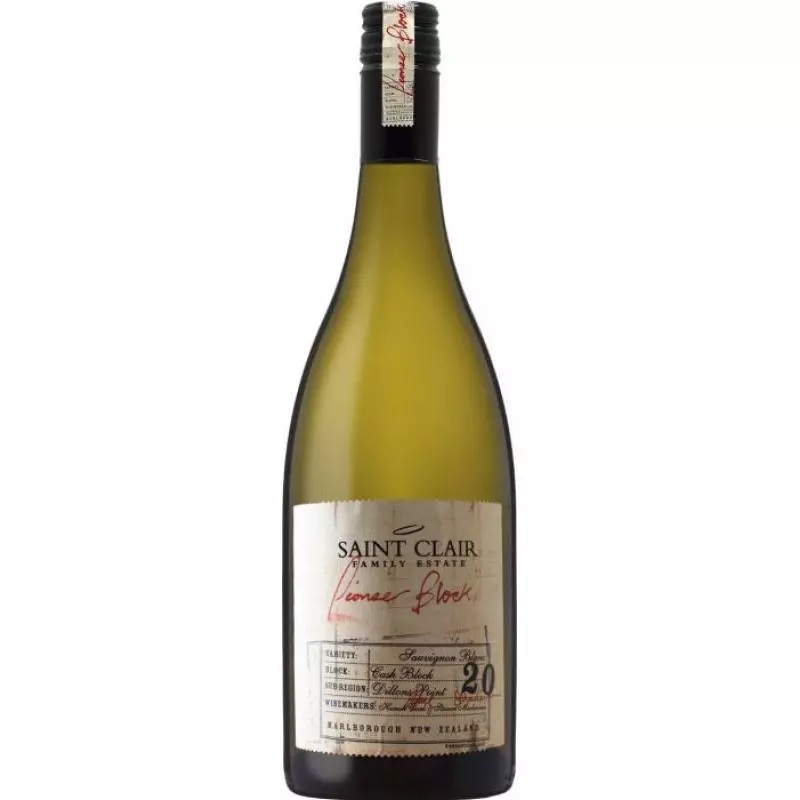 Saint Clair Pioneer Block 20 Cash Block Sauvignon Blanc 2019