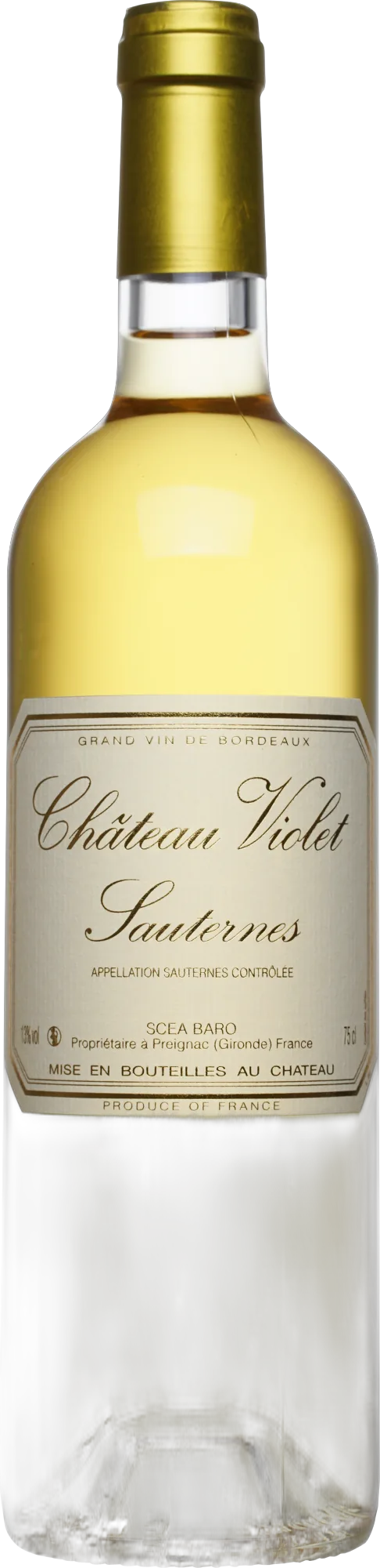 Chateau Violet Sauternes 0.375