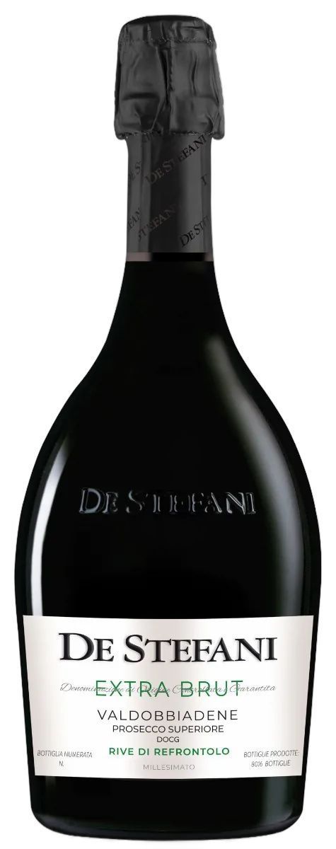 De Stefani Rive di Refrontolo Valdobbiadene Prosecco Superiore Millesimato Extra Brut