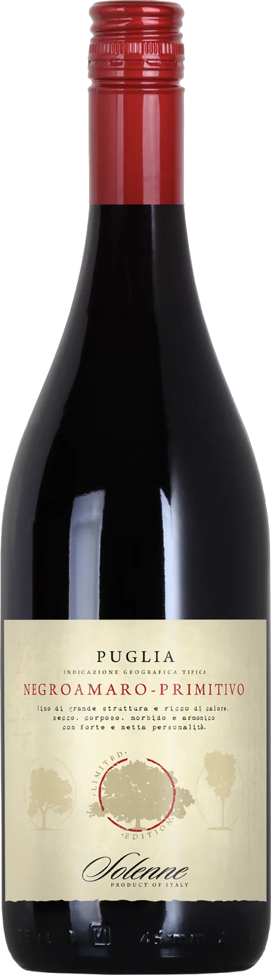 Solenne Limited Edition Negroamaro - Primitivo
