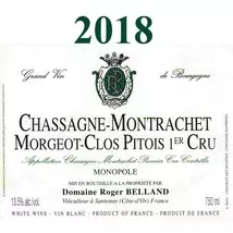 Domaine Roger Belland Chassagne-Montrachet Morgeot-Clos Pitois 1er Cru Blanc 2018