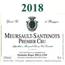 Domaine Roger Belland Meursault-Santenots Premier Cru 2018