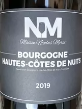 Maison Nicolas Morin Bourgogne Hautes-Côtes De Nuits Blanc 2019